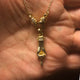 THE SERVANT S 750 YELLOW GOLD TRISTAN & ISOLDE CUFF NECKLACE VS DIAMONDS