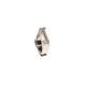 THE LETTER J RING 750 YELLOW GOLD VS DIAMONDS