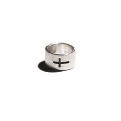 THE ZEN CROSS RING C 925 SILVER