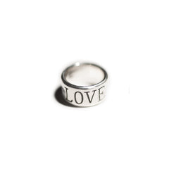 THE LOVE RING C 925 SILVER