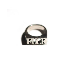THE FUCK RING 925 SILVER