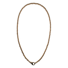 THE TRISTAN & ISOLDE L LINK CHAIN 750 YELLOW GOLD L AURORA CLASP VS DIAMONDS