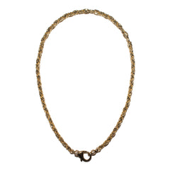 THE TRISTAN & ISOLDE L LINK CHAIN 750 YELLOW GOLD L HEMERA CLASP VS DIAMONDS