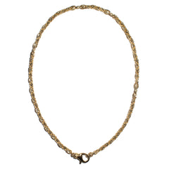 THE TRISTAN & ISOLDE L LINK CHAIN 750 YELLOW GOLD L TRISTAN & ISOLDE CLASP VS DIAMONDS