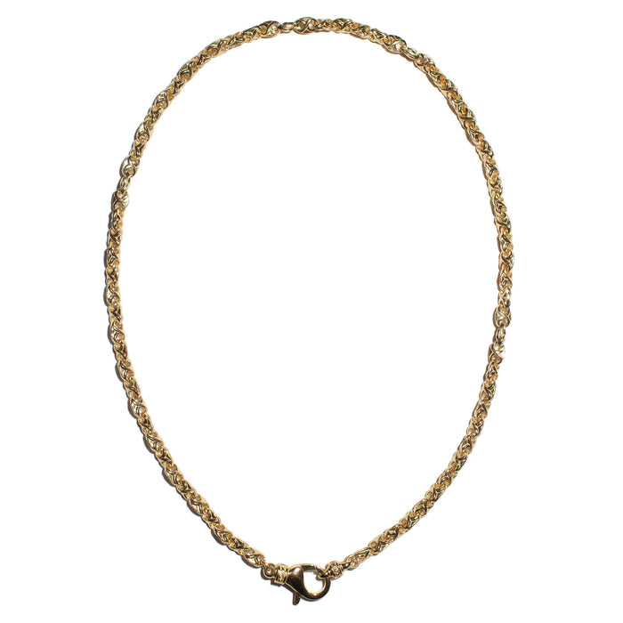 THE TRISTAN & ISOLDE L LINK CHAIN 750 YELLOW GOLD L TRISTAN & ISOLDE CLASP VS DIAMONDS