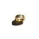THE TRISTAN & ISOLDE 8 750 YELLOW GOLD RING VS DIAMONDS
