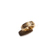 THE TRISTAN & ISOLDE 8 750 YELLOW GOLD RING VS DIAMONDS