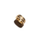 THE TRISTAN & ISOLDE 8 750 YELLOW GOLD RING VS DIAMONDS
