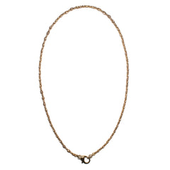 THE TRISTAN & ISOLDE S LINK CHAIN 750 YELLOW GOLD L AURORA CLASP VS DIAMONDS
