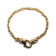 THE TRISTAN & ISOLDE S LINK BRACELET 750 YELLOW GOLD L HEMERA CLASP VS DIAMONDS