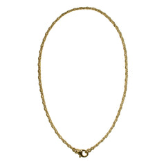 THE TRISTAN & ISOLDE S LINK CHAIN 750 YELLOW GOLD L TRISTAN & ISOLDE CLASP VS DIAMONDS