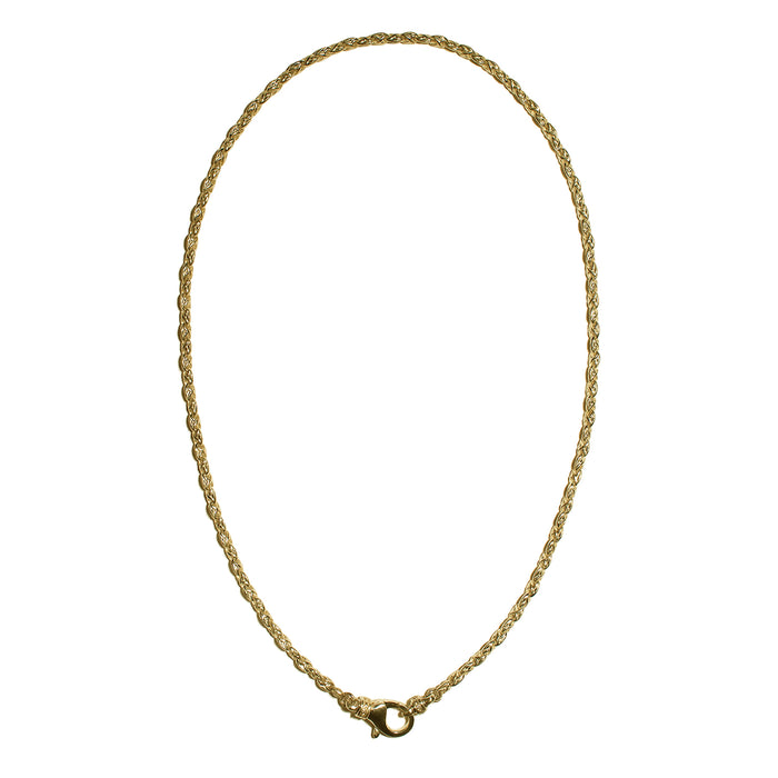 THE TRISTAN & ISOLDE S LINK CHAIN 750 YELLOW GOLD L TRISTAN & ISOLDE CLASP VS DIAMONDS